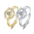 Pierścionek Triquetra Węzeł Trójcy Irlandzki Celtycki złoty