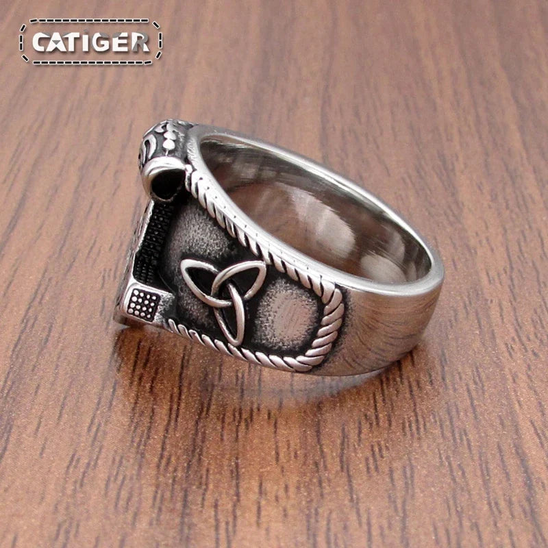 Bague Viking Mjolnir