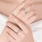 Pierścionki dla par Pierścionek z kryształem cyrkonu damski