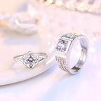 Pierścionki dla par Pierścień Kwiat