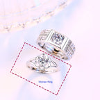 Pierścionki dla par Pierścień Kwiat damski