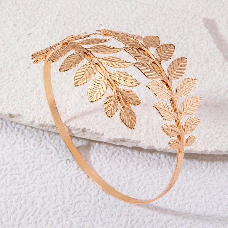 Biżuteria na biceps damski Laurier - Bransoletka na ramię i ozdoba łańcucha na górną część ramienia