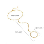 Biżuteria damska łańcuch na rękę i palec