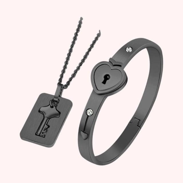 Biżuteria Duo dla pary czarny