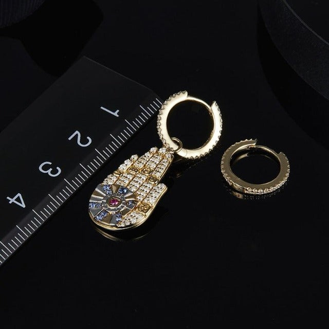 Kolczyk z Ręką Fatimy