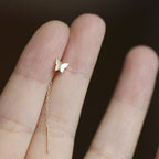 Kolczyk Motyl złoty