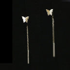 Kolczyk Motyl złoty