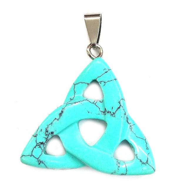 Kolczyki damskie z łapaczem snów w kolorze turkusowym