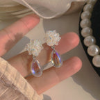 Kolczyki w kształcie kropli wody