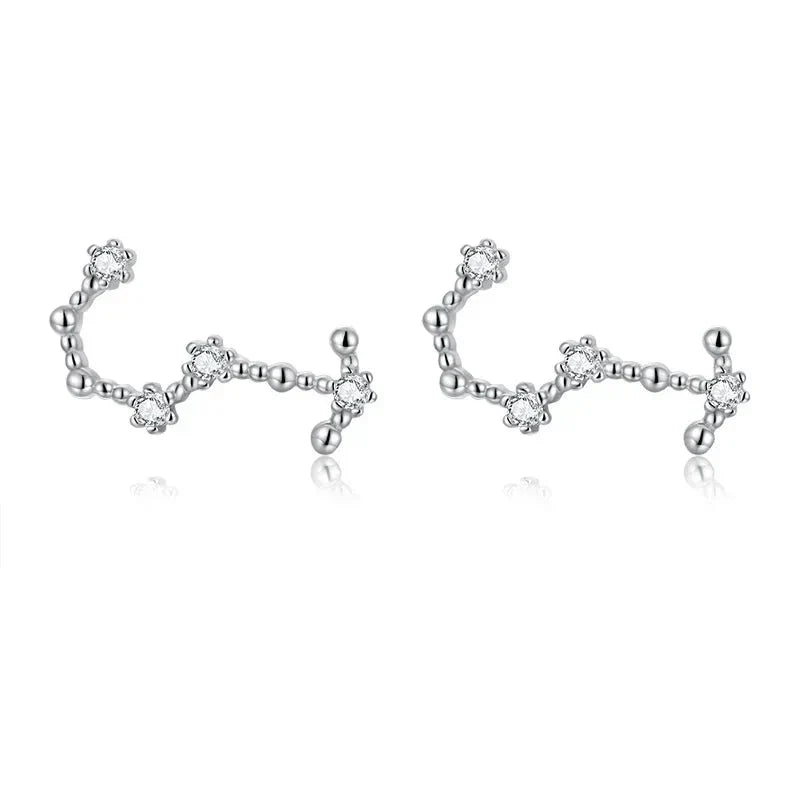 Kolczyki 12 Konstelacji Znaki Zodiaku Kobieta skorpion