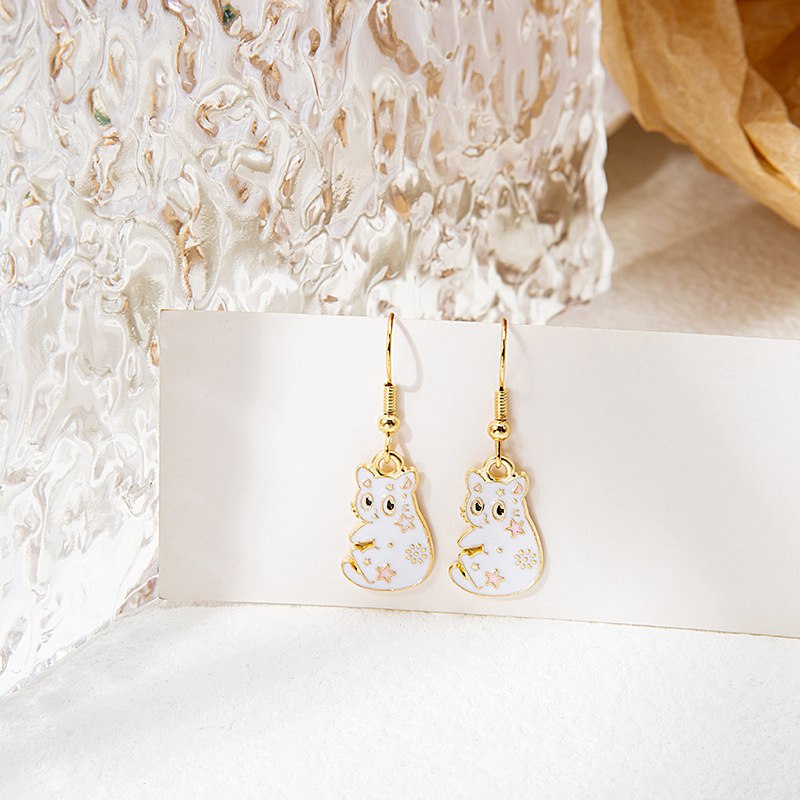 Boucles d'Oreilles Chat Mignon