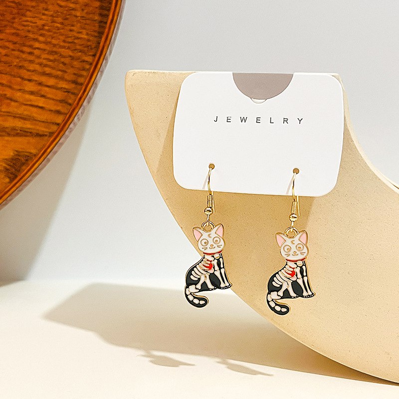 Boucles d'Oreilles Chat Mignon