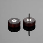 Kolczyki wkrętki z drewna Yin Yang