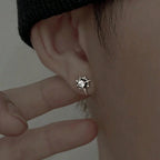 Kolczyki wkrętki gwiazdka dla mężczyzn