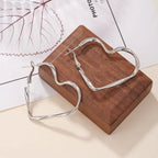 Kolczyki sztyfty Wielkie Serce