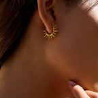 Kolczyki koła Słońce