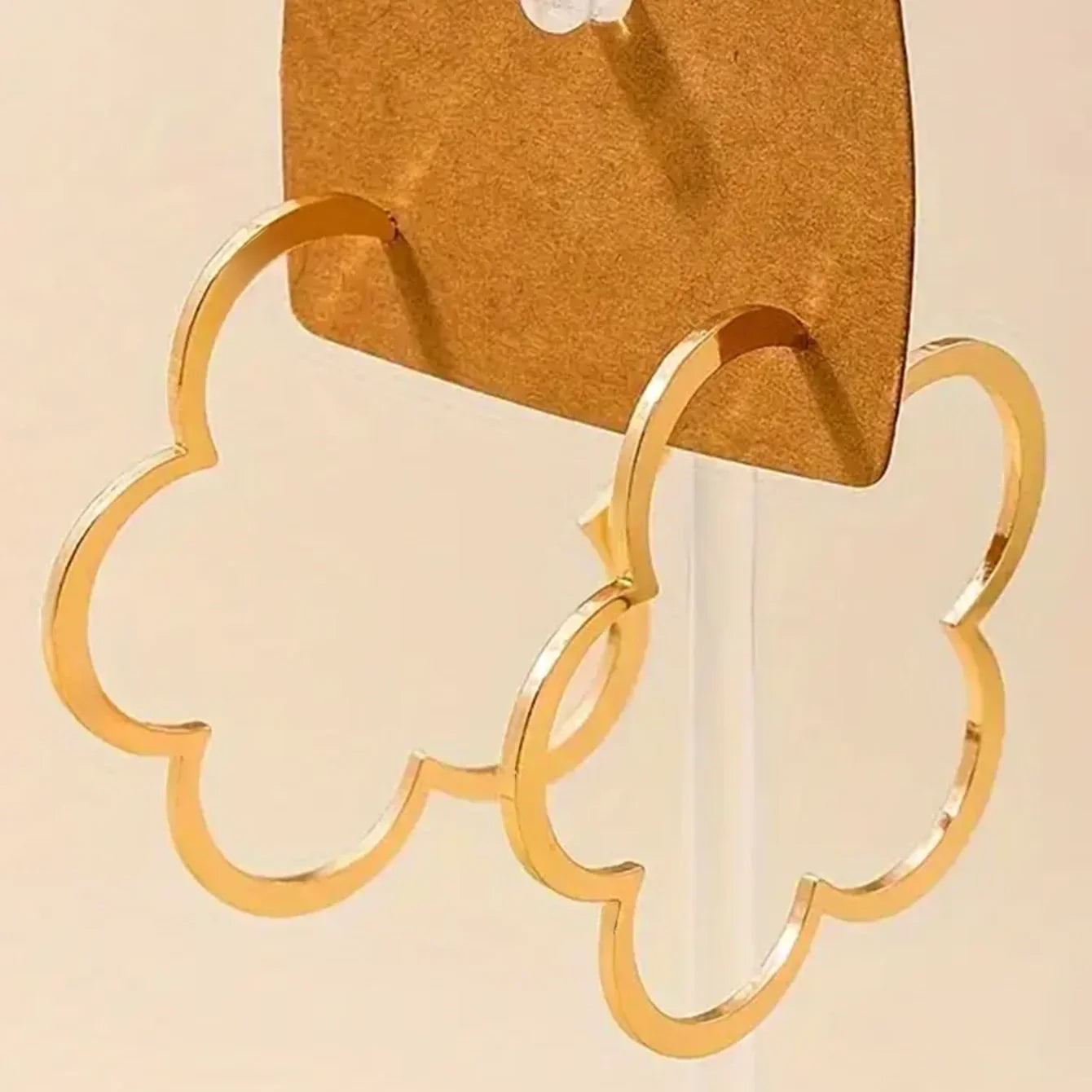 Kolczyki wkrętki koniczyna 5 liści