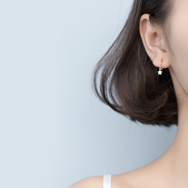 Kolczyki Gwiazda Srebrna