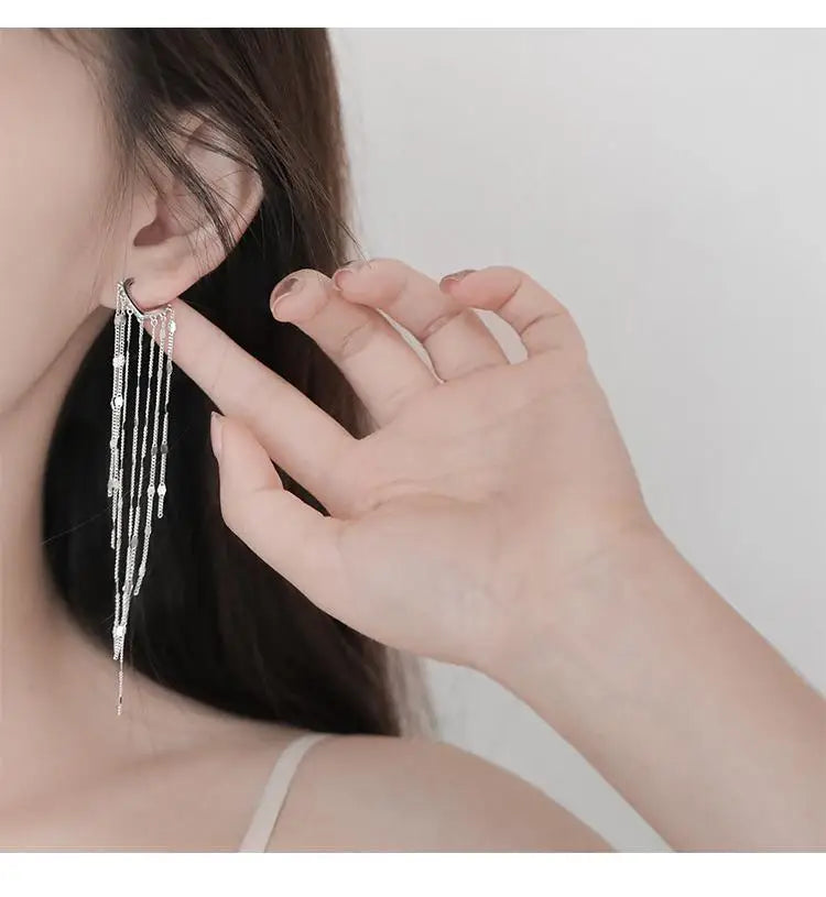 Dlouhé náušnice věnečky