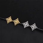 Kolczyki Węzeł Czarownicy Sztyfty Ochronne Dla Kobiet Wicca złote