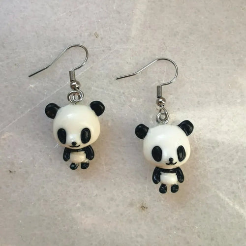 Kolczyki Panda