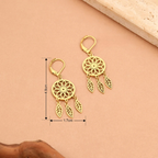 Kolczyki wiszące łapacz snów