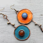 Nietypowe etniczne wiszące kolczyki