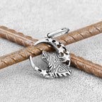 Wiszące kolczyki wikingów Fenrir