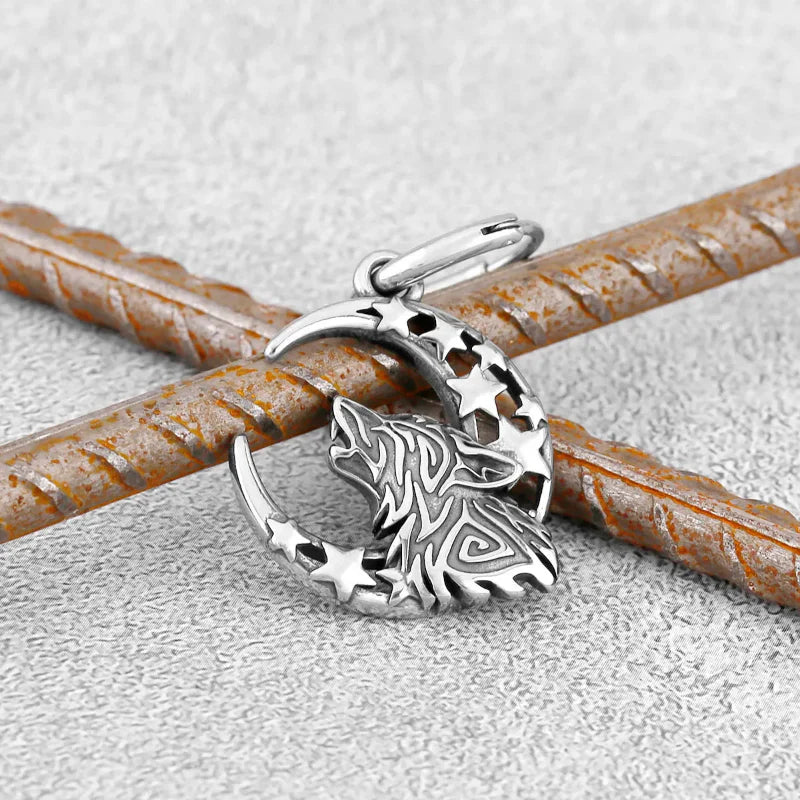 Wiszące kolczyki wikingów Fenrir