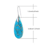 Kolczyki z naturalnym kamieniem 