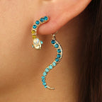 Kolczyki w kształcie węża dla kobiet