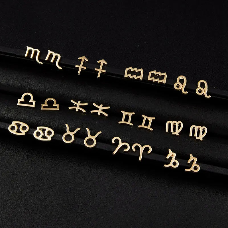 Kolczyki Znak Zodiaku 12 Konstelacji