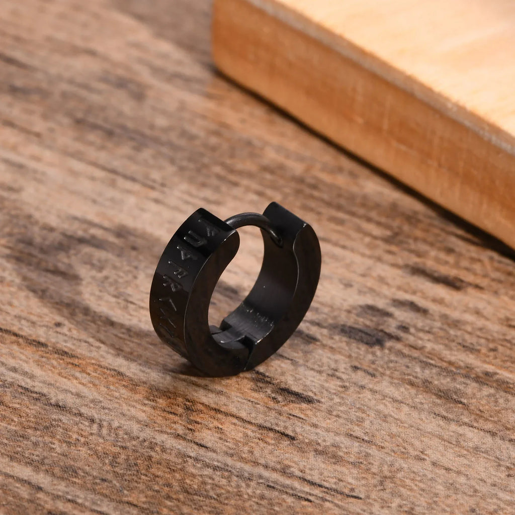 Boucles D'Oreilles Viking Créoles Homme Femme Celtique Nordique