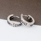 Kolczyki w kształcie kół wikingów dla mężczyzn i kobiet, celtyckie, nordyckie 