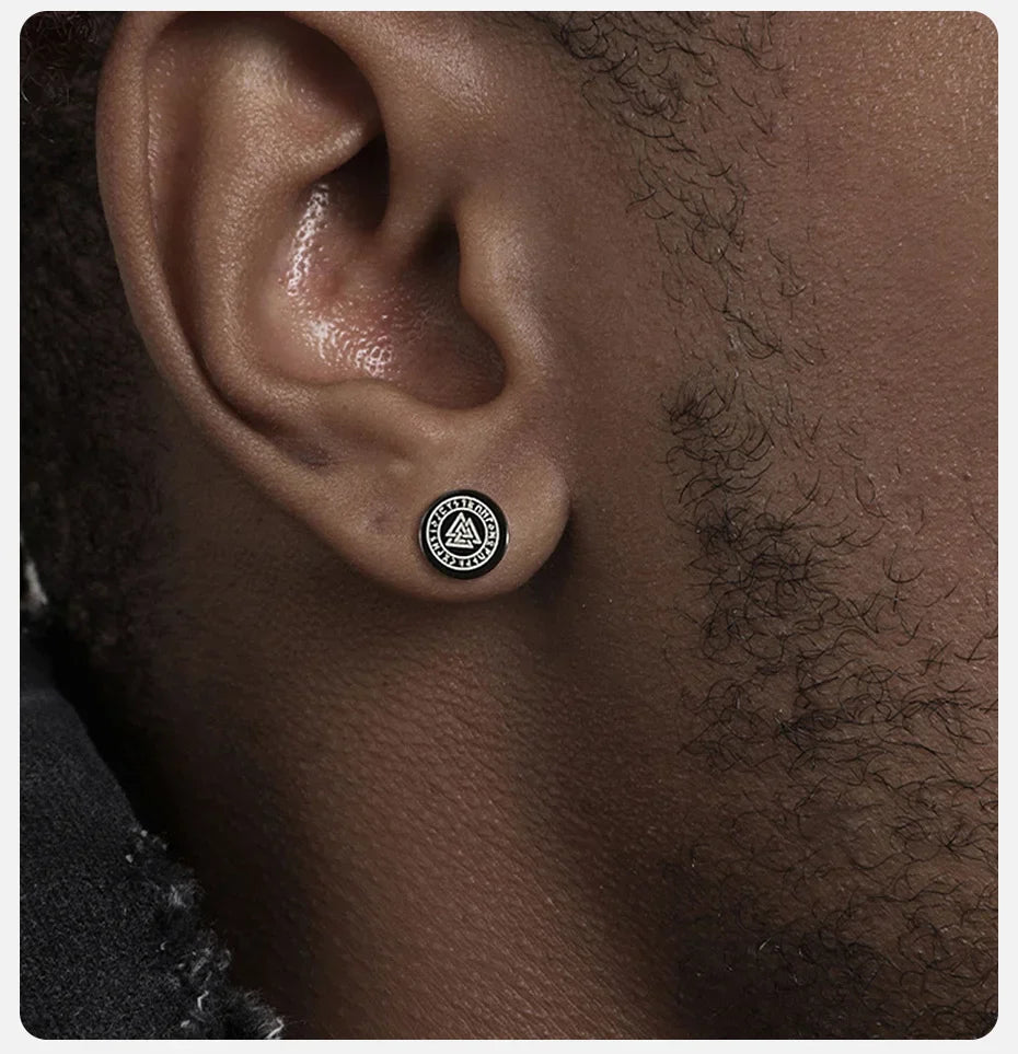 Boucles d'Oreilles Viking pour Homme
