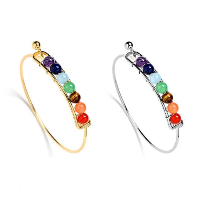 Bracelet 7 Chakras Femme