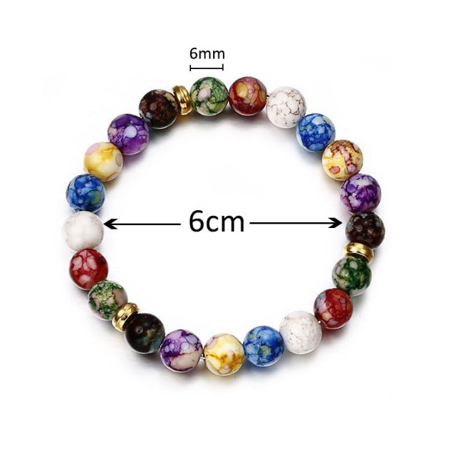 Bracelet 7 Chakras Homme Femme Enfant Pierres