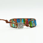 Bransoletka 7 Czakr z Prawdziwymi Kamieniami 