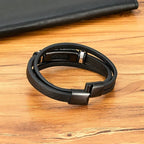 Bransoletka Orzeł ze Skóry Męska