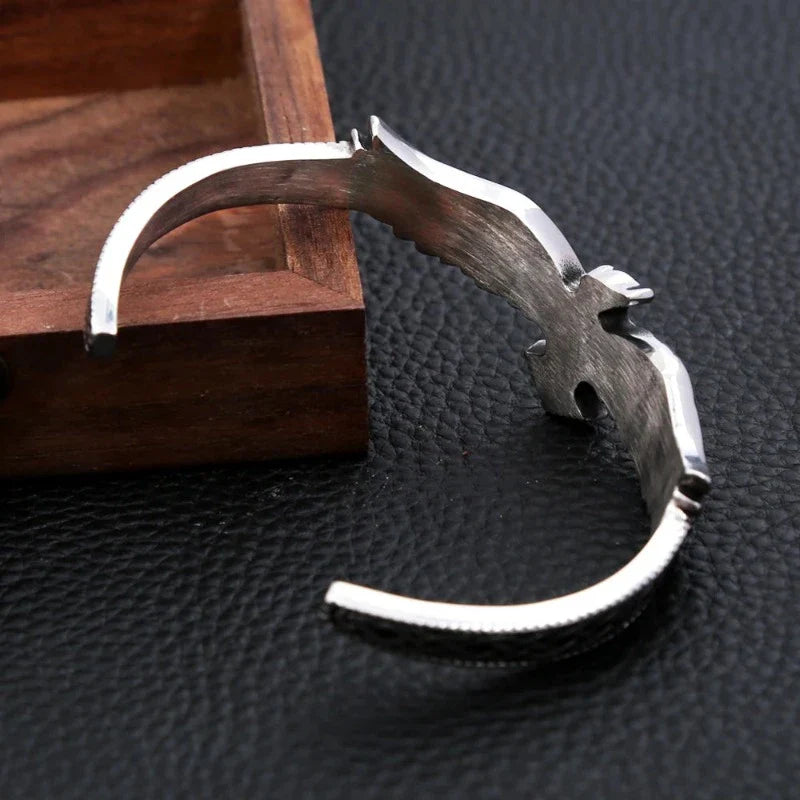 Bransoletka Orzeł Gourmette Srebrna