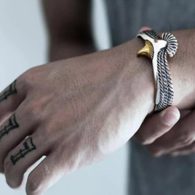 Bransoletka Orzeł Męska Damska złota