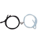 Bransoletka magnetyczna dla par czarna i niebieska