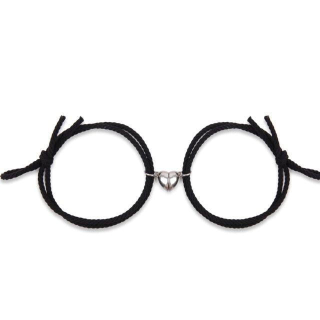 Bransoletka magnetyczna dla par czarna i czarna