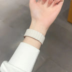 Magnetyczny pasek do zegarka Fitbit Versa 3, Versa 4, Sense 1 i Sense 2 biały