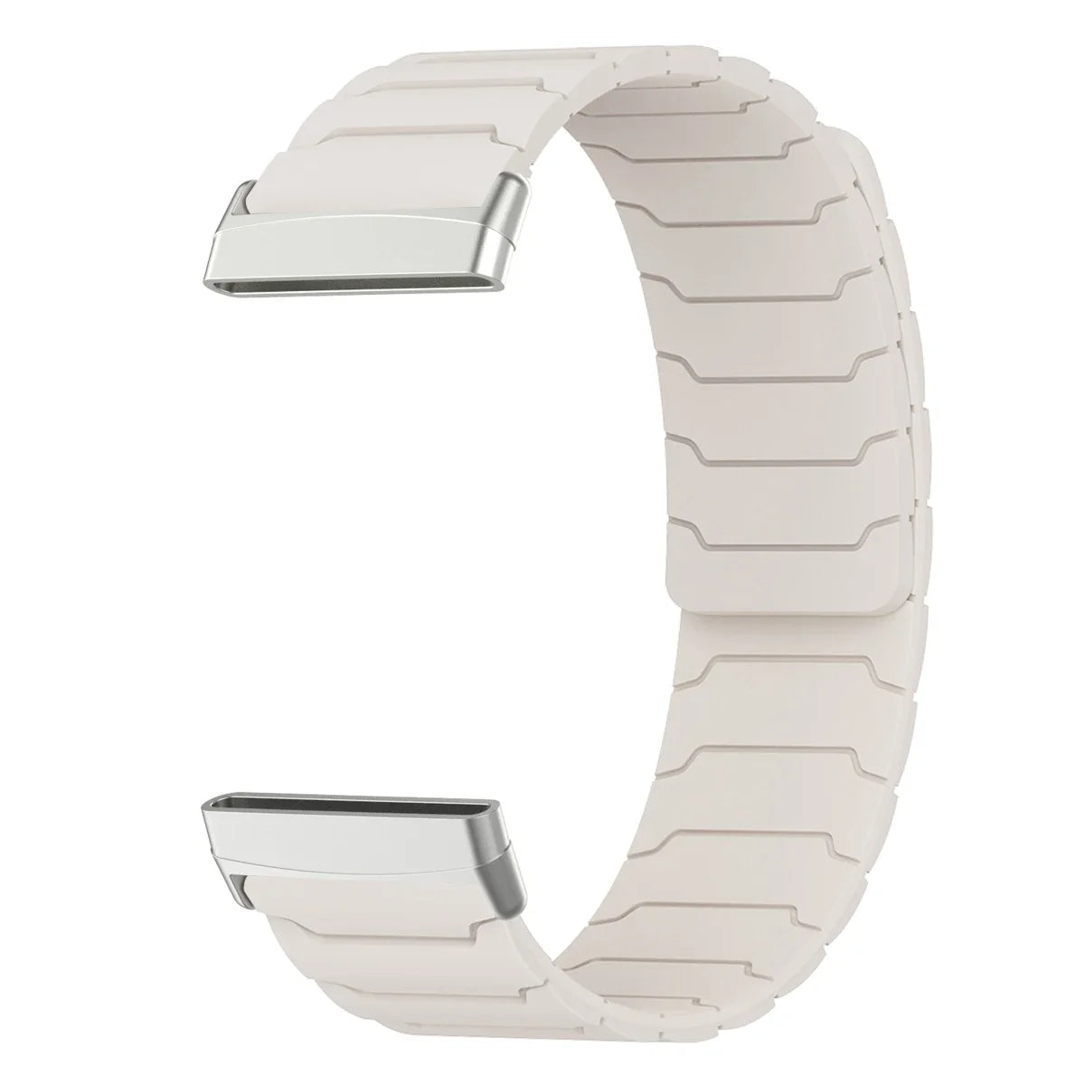 Magnetyczny pasek do zegarka Fitbit Versa 3, Versa 4, Sense 1 i Sense 2 biały