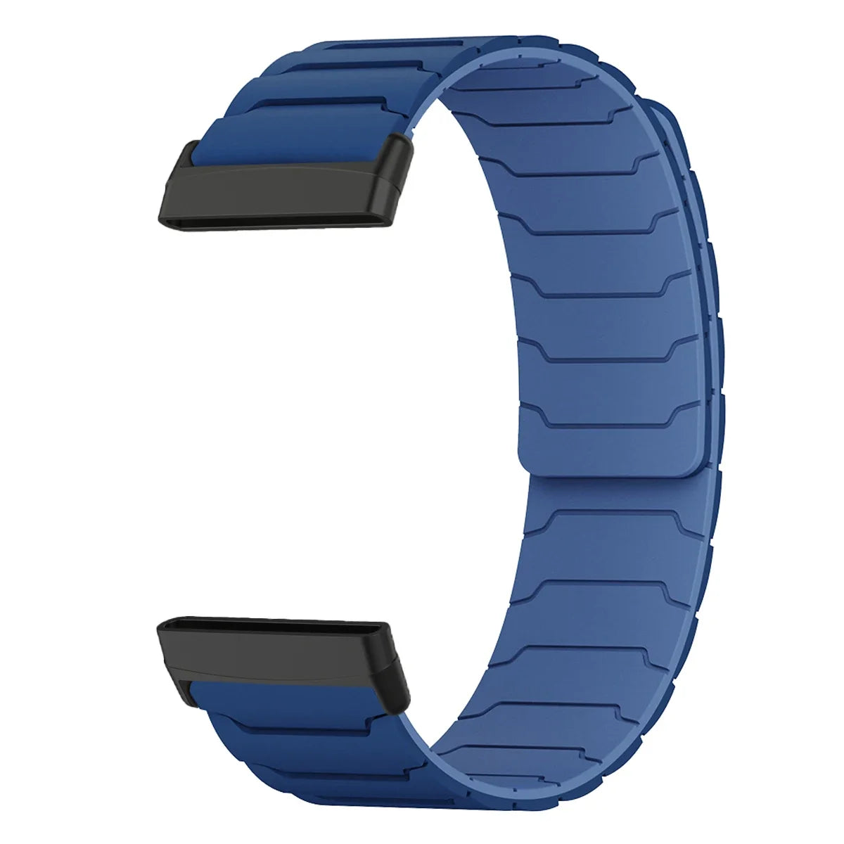 Magnetyczny pasek do zegarka Fitbit Versa 3, Versa 4, Sense 1 i Sense 2 niebieski