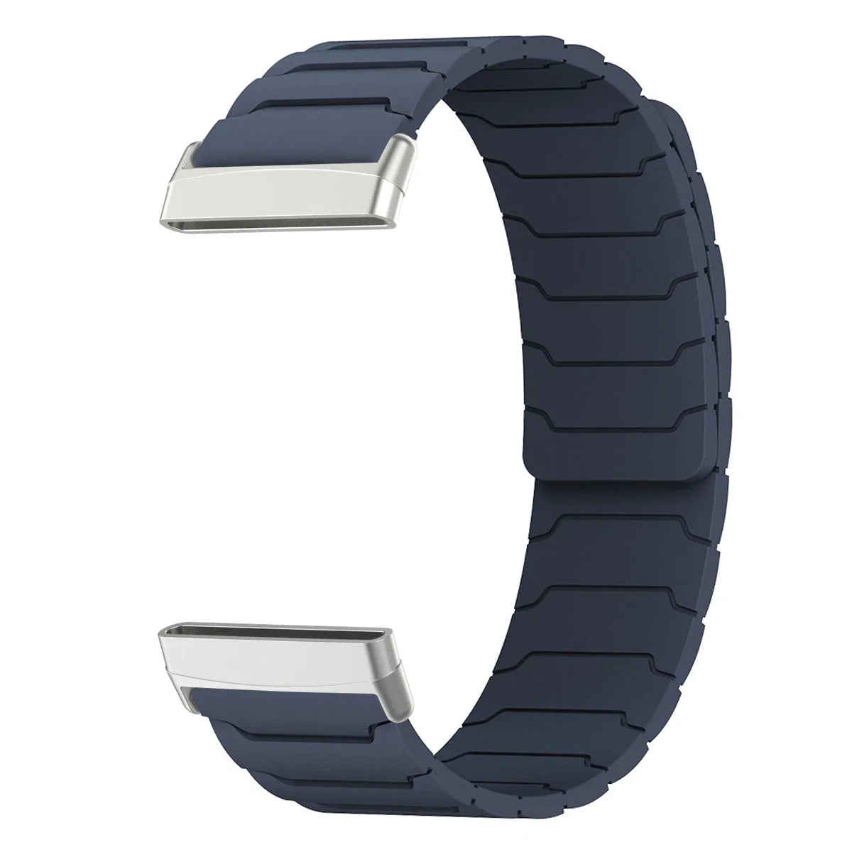 Magnetyczny pasek do zegarka Fitbit Versa 3, Versa 4, Sense 1 i Sense 2 niebieski