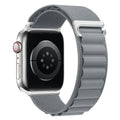 Bransoletka Apple Watch z zapięciem sportowym szara