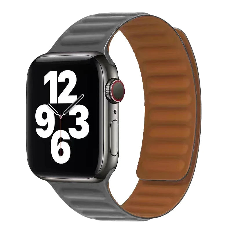 Bransoletka Apple Watch z magnetycznym zapięciem szara