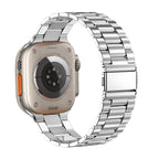 Bransoletka Apple Watch ze stali nierdzewnej w kolorze srebrnym